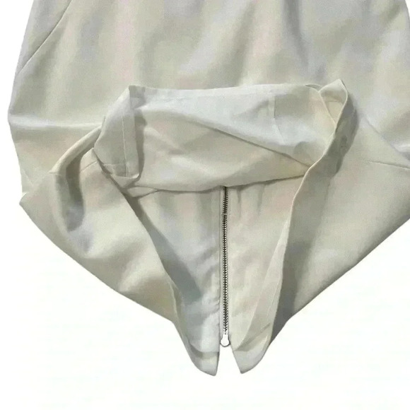 Classiques Entier Women’s size 12 White Pencil Dress. Cap sleeve. Double zip - Picture 9 of 15